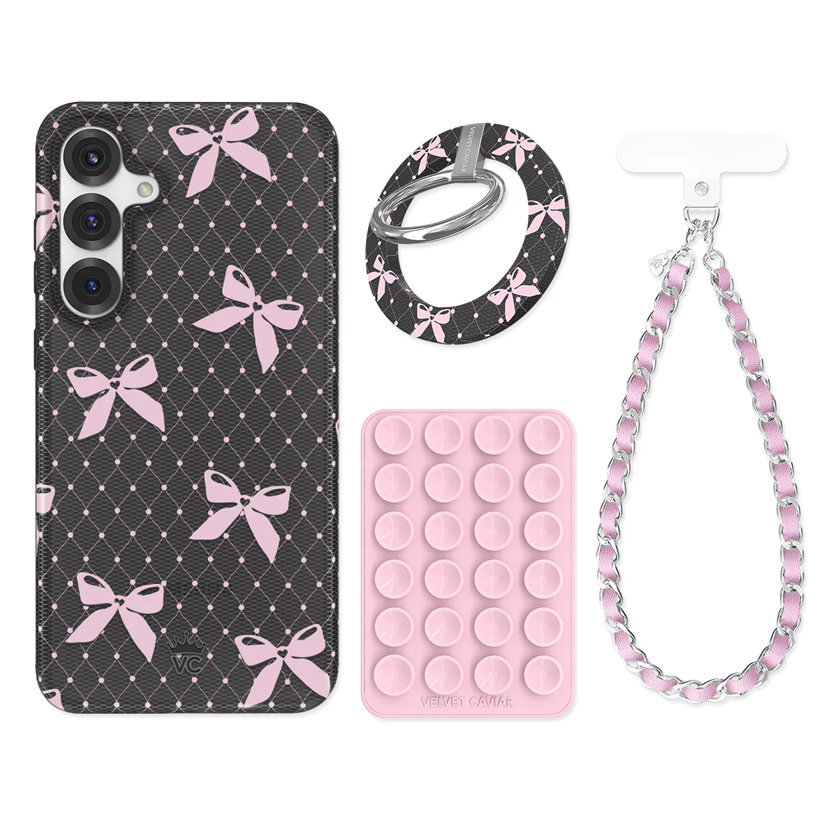 Lacy Pink Bows Samsung Bundle Set - Image 2