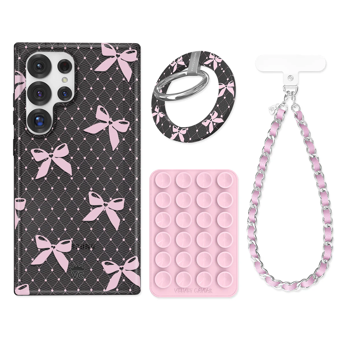 Lacy Pink Bows Samsung Bundle Set - Image 3