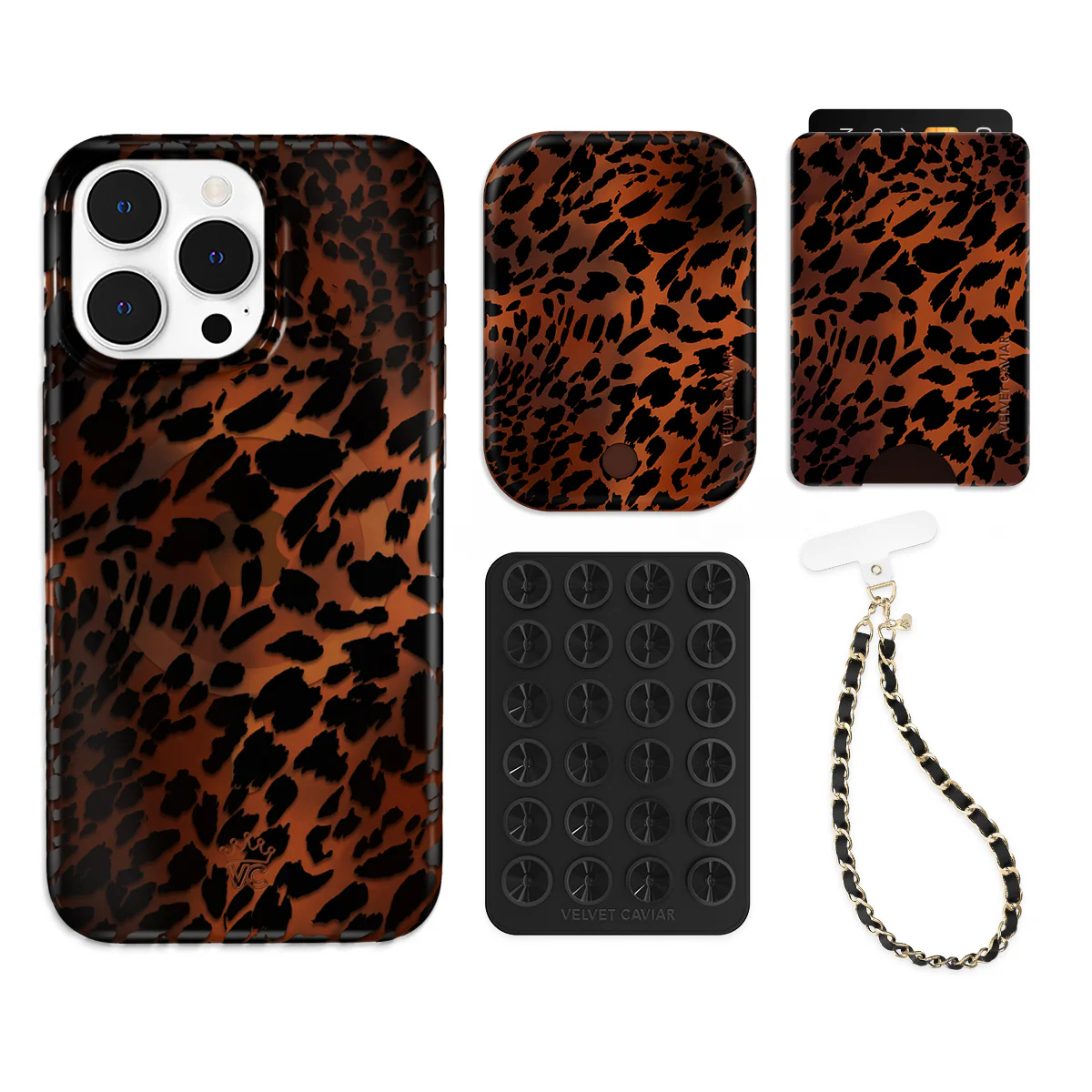 Leopard Tort iPhone Bundle Set - Wallet - Image 11