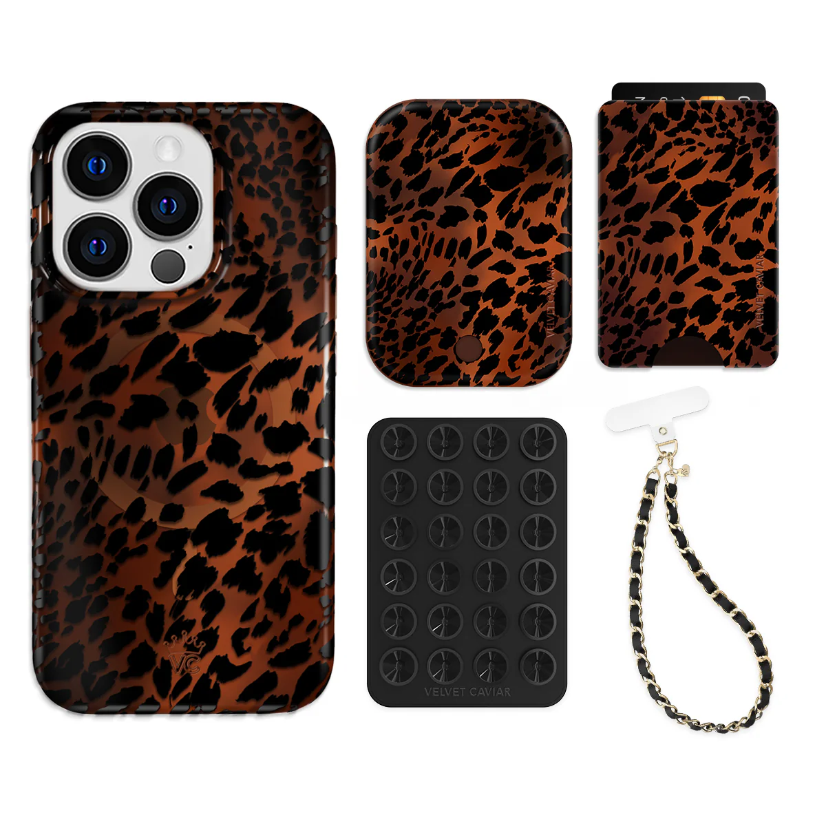 Leopard Tort iPhone Bundle Set - Wallet - Image 13