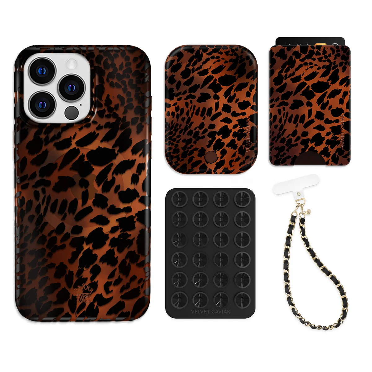 Leopard Tort iPhone Bundle Set - Wallet - Image 15