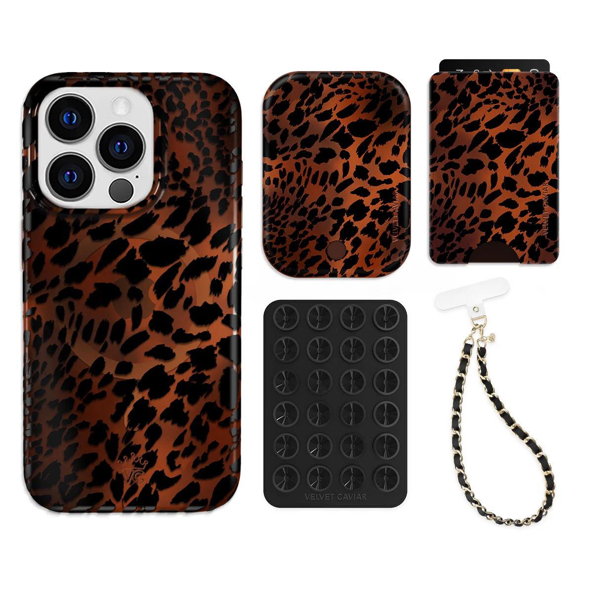 Leopard Tort iPhone Bundle Set - Wallet - Image 16