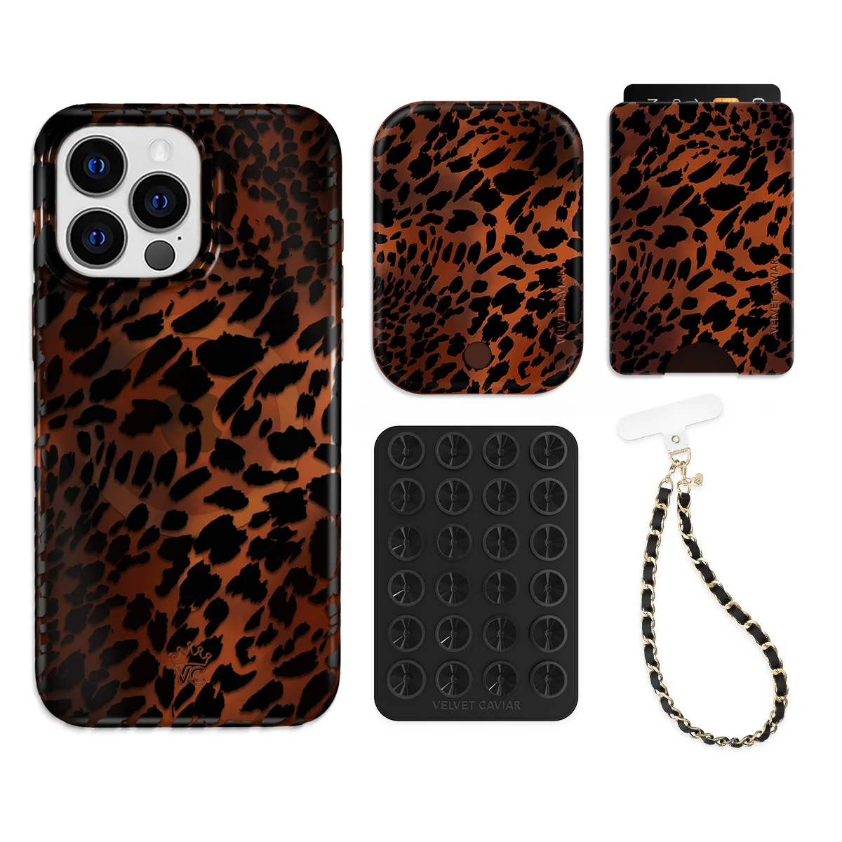 Leopard Tort iPhone Bundle Set - Wallet - Image 18