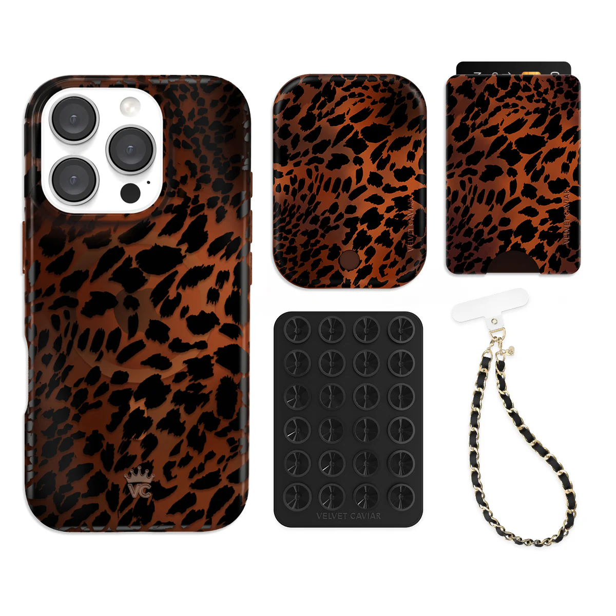 Leopard Tort iPhone Bundle Set - Wallet - Image 2