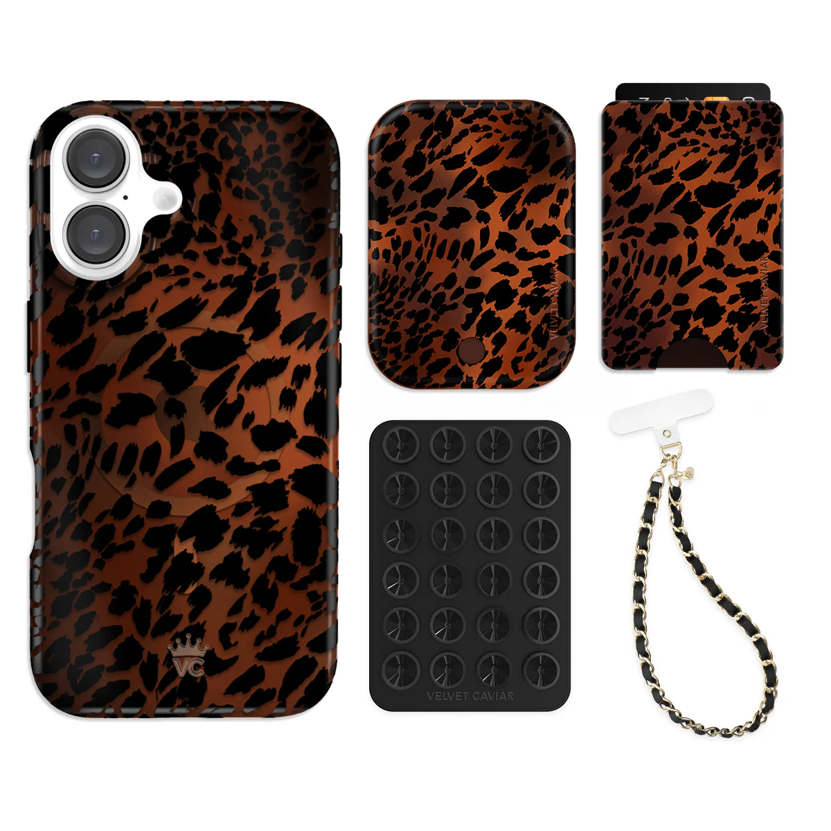 Leopard Tort iPhone Bundle Set - Wallet - Image 3