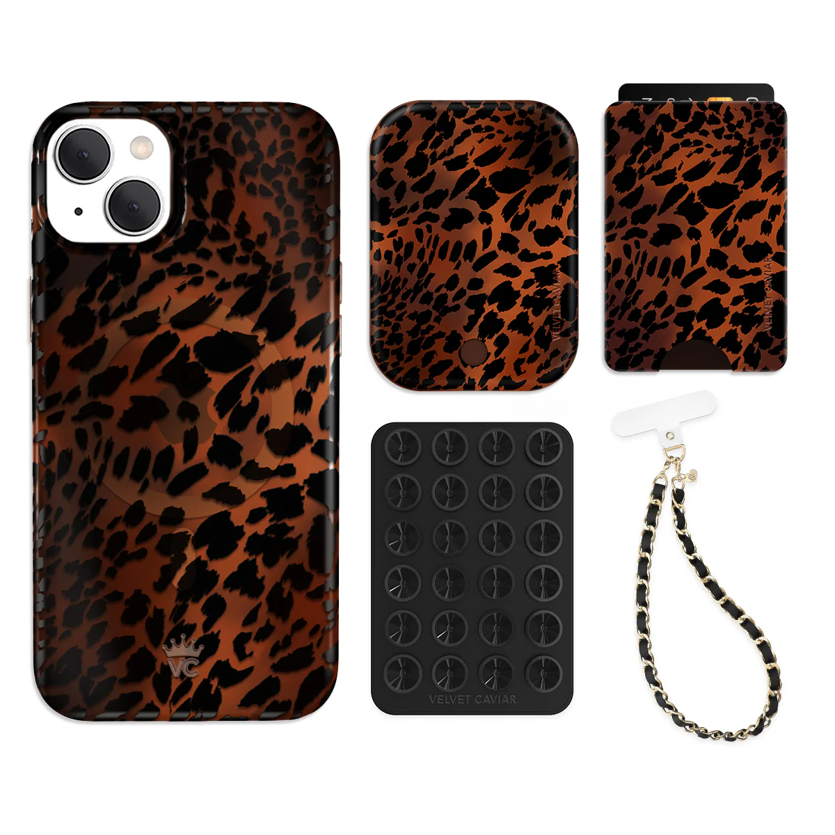 Leopard Tort iPhone Bundle Set - Wallet - Image 7