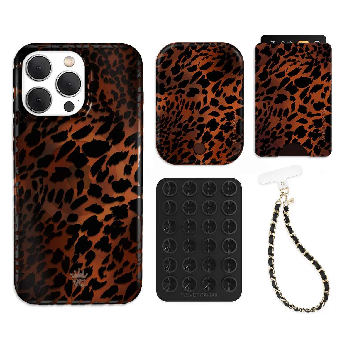 Leopard Tort iPhone Bundle Set - Wallet - Image 8