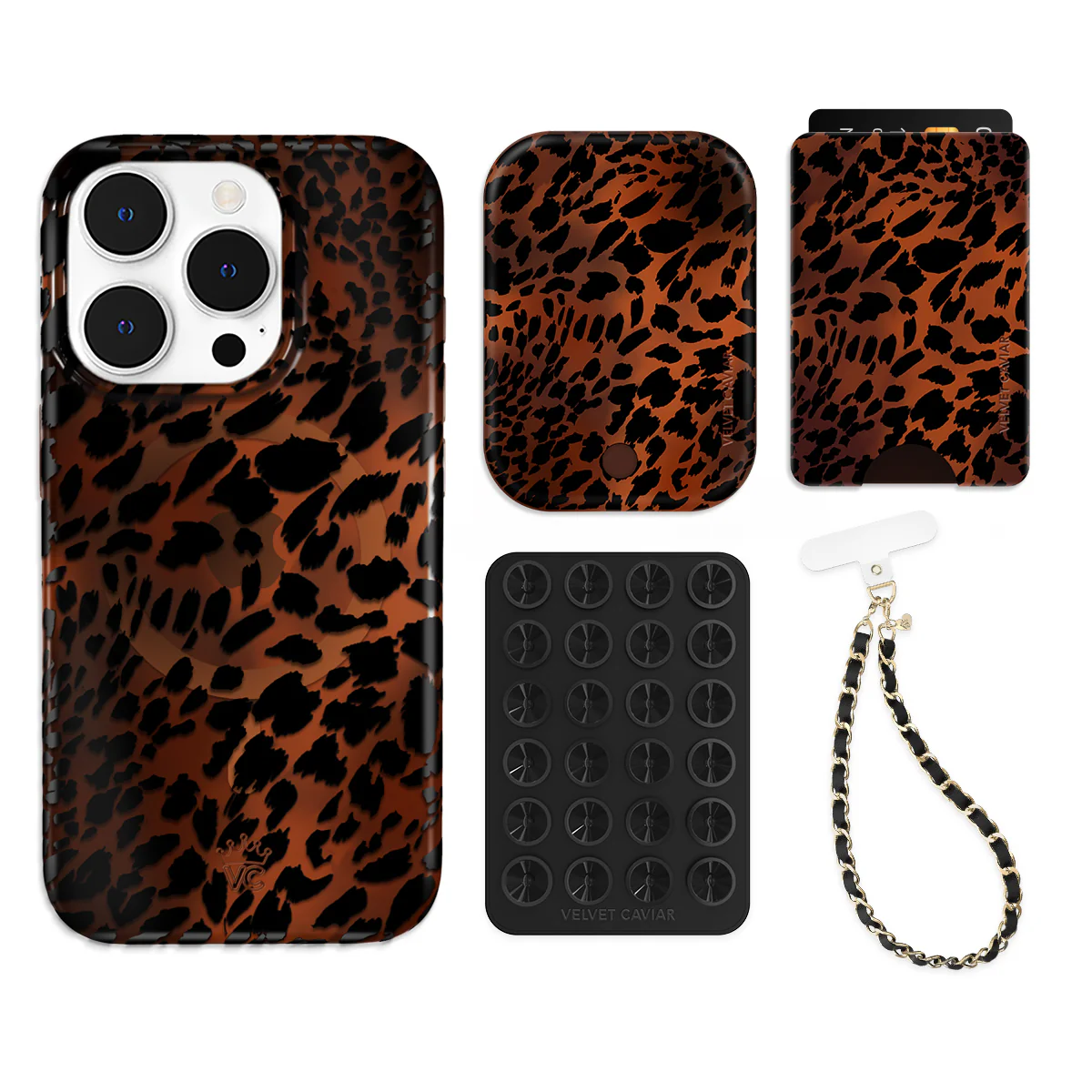 Leopard Tort iPhone Bundle Set - Wallet - Image 9