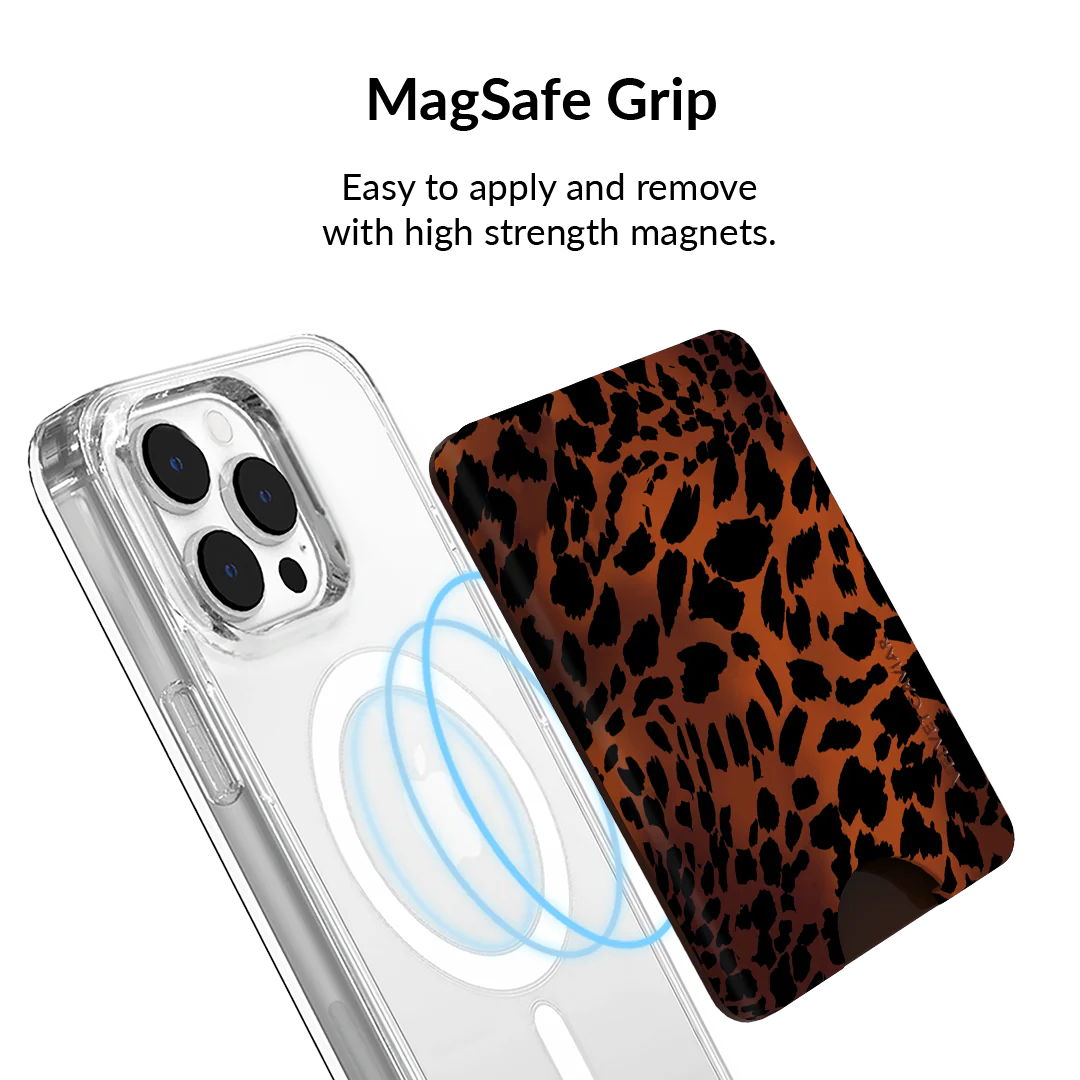 Leopard Tort MagSafe Wallet - Image 4