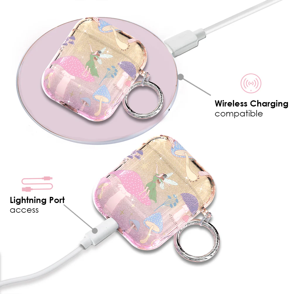 Enchanted Mushrooms AirPod Case - Image 4