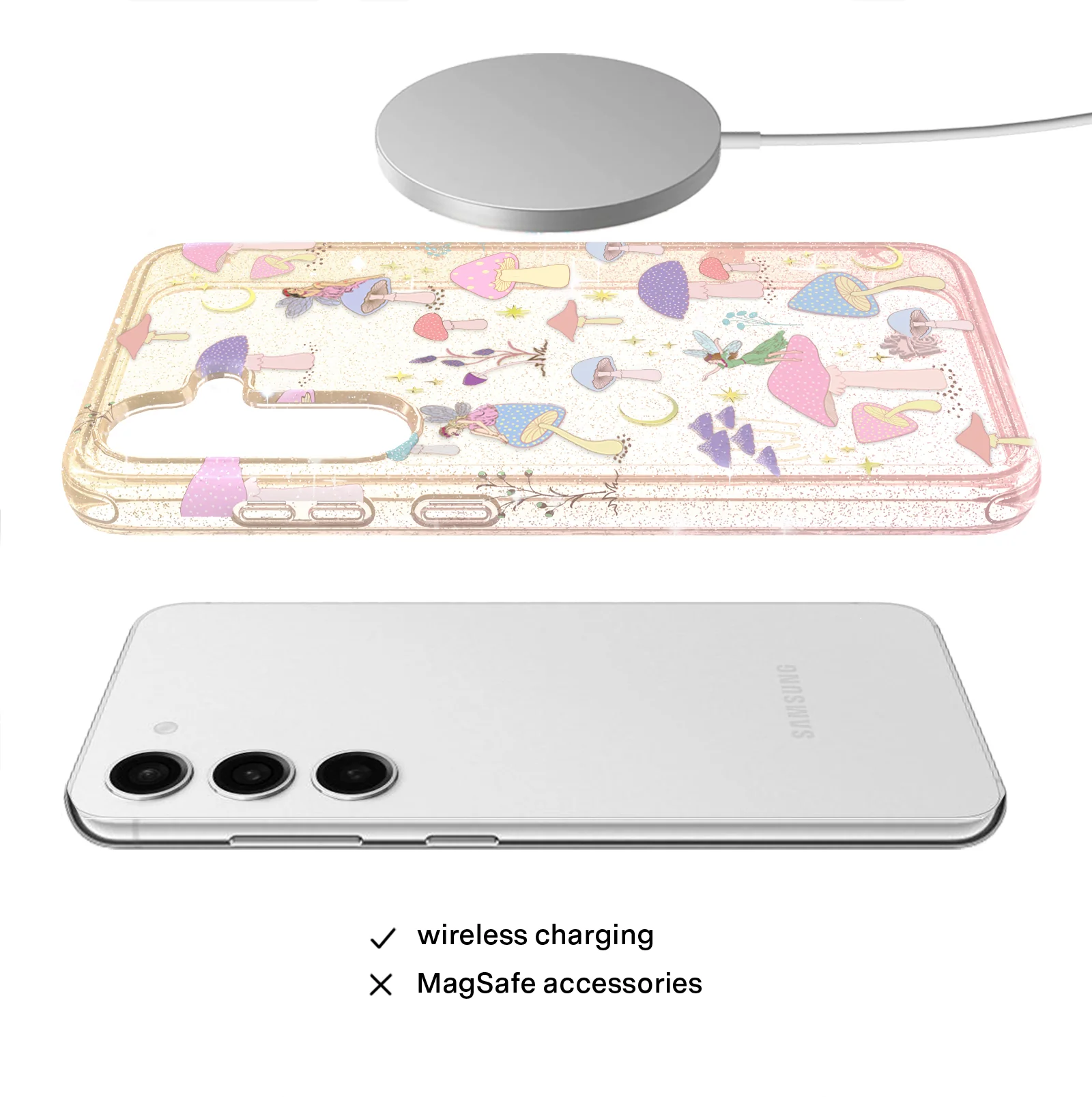 Enchanted Mushrooms Samsung Case - Image 3