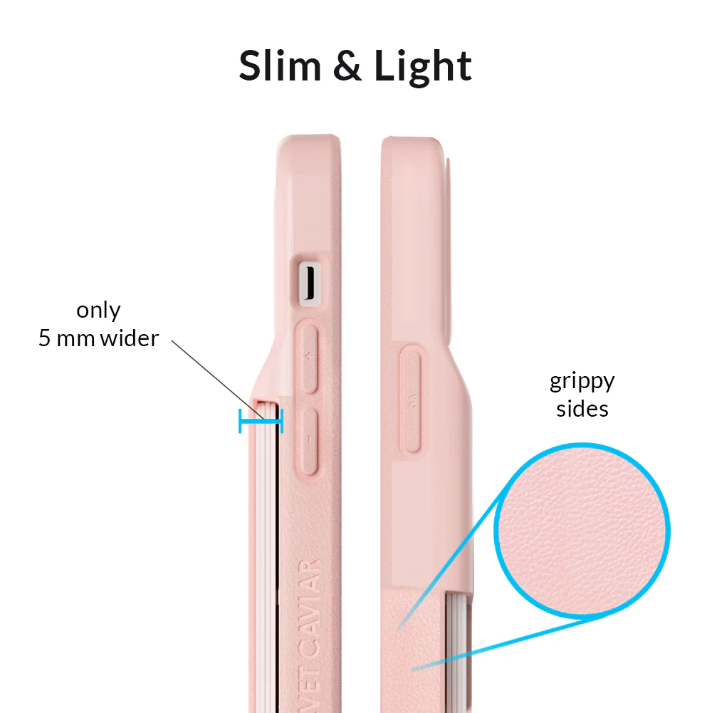 Light Pink iPhone Wallet Case - Image 117