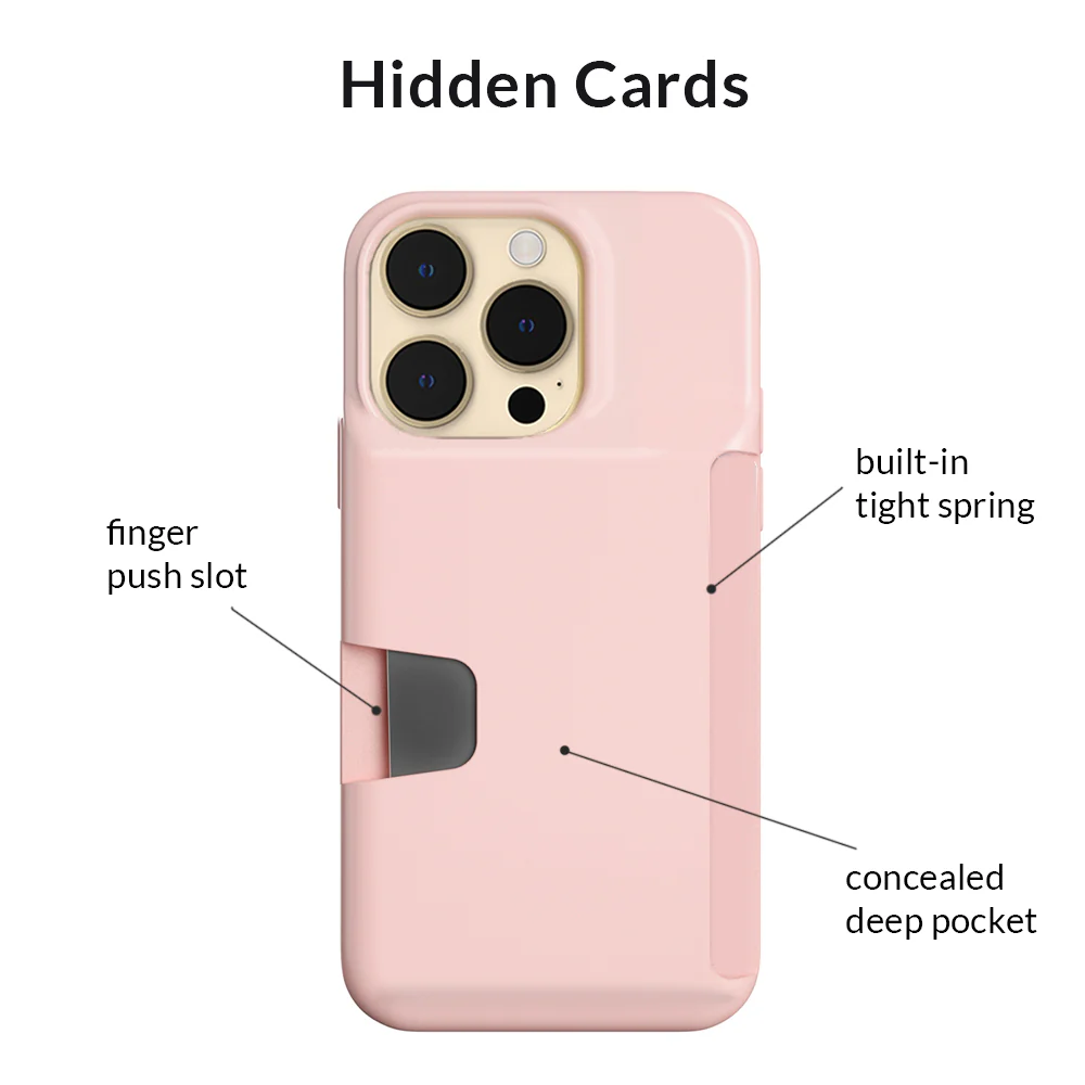 Light Pink iPhone Wallet Case - Image 124