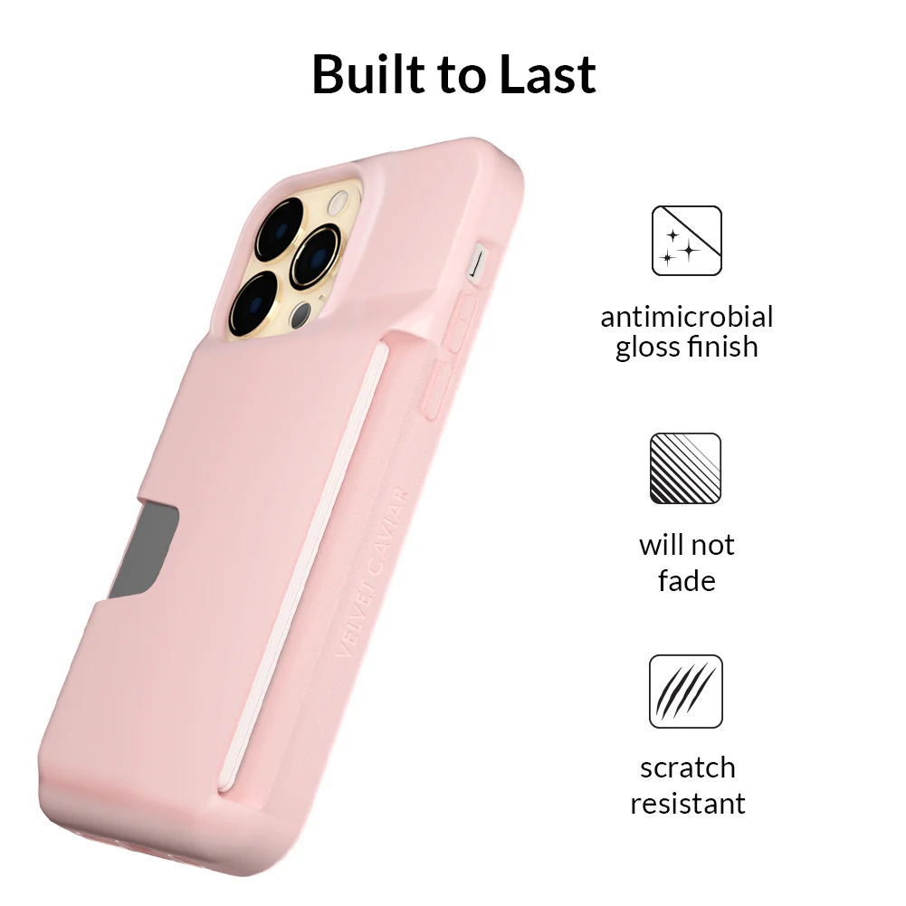 Light Pink iPhone Wallet Case - Image 128