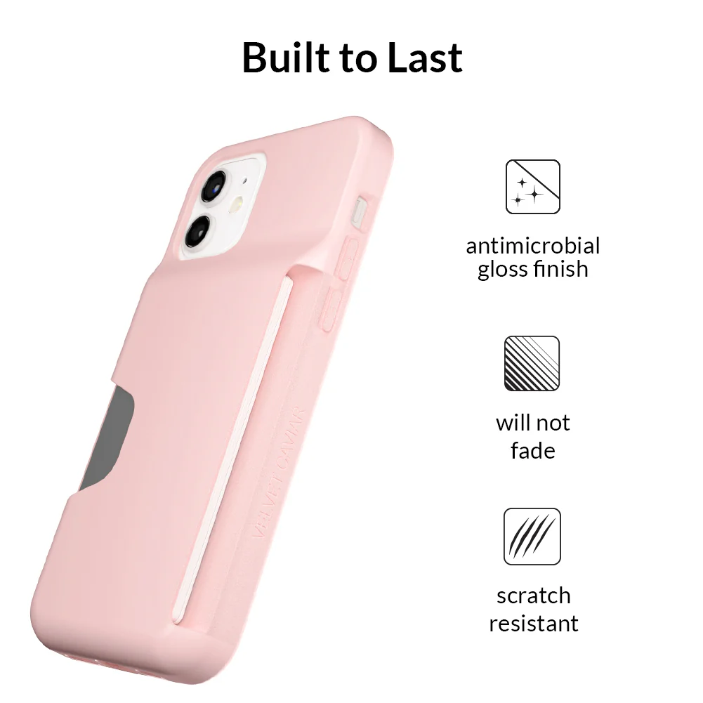 Light Pink iPhone Wallet Case - Image 24