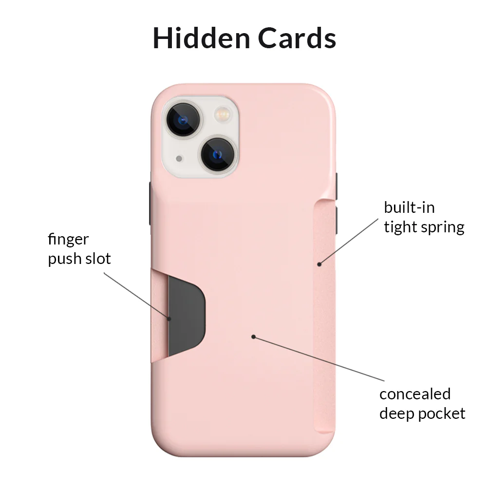 Light Pink iPhone Wallet Case - Image 28