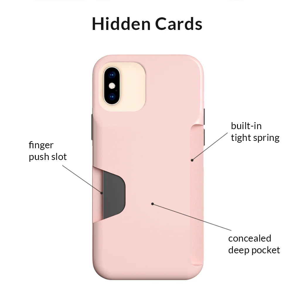 Light Pink iPhone Wallet Case - Image 4