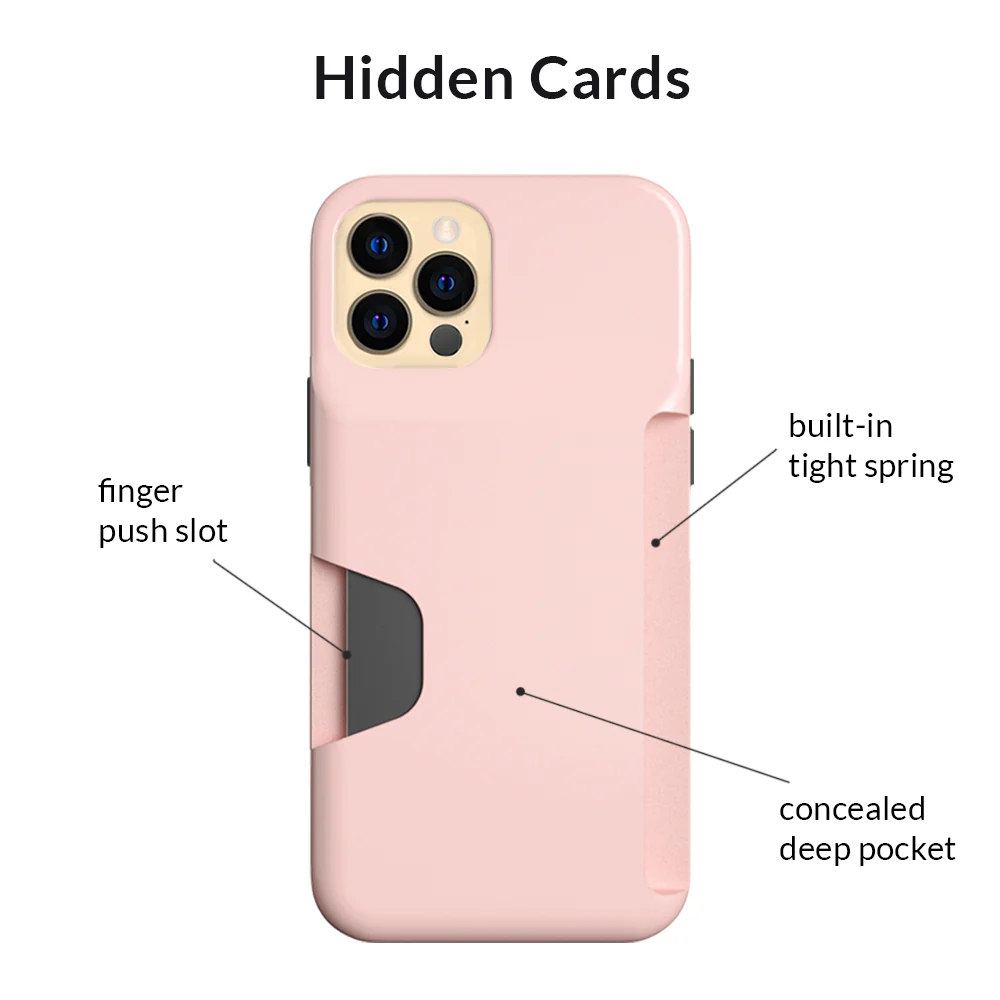 Light Pink iPhone Wallet Case - Image 44