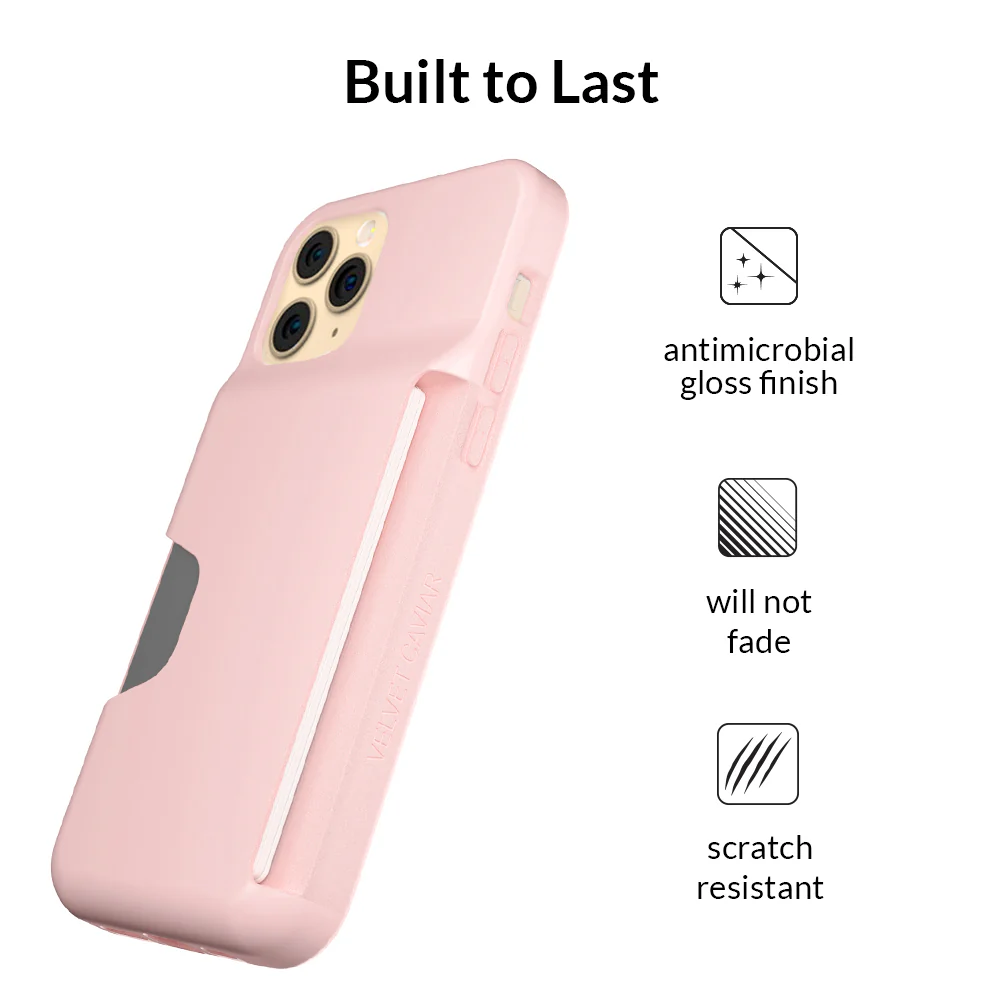 Light Pink iPhone Wallet Case - Image 48