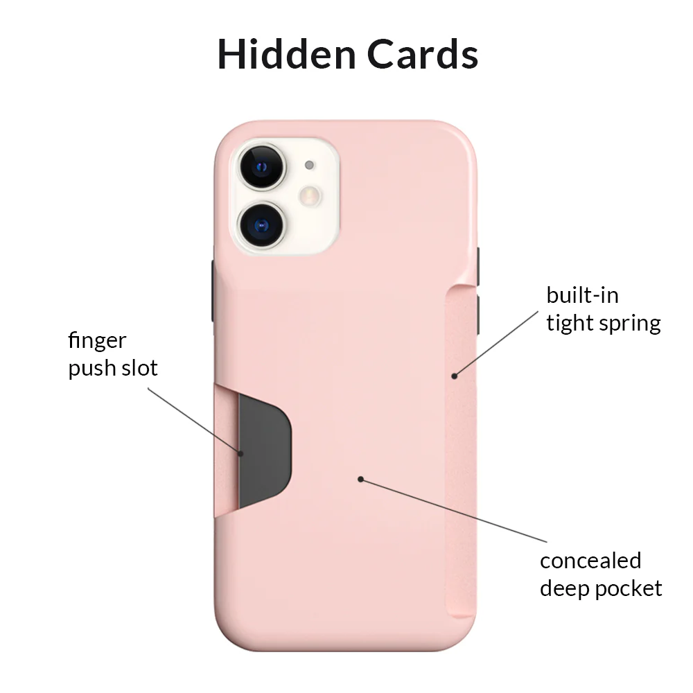 Light Pink iPhone Wallet Case - Image 76