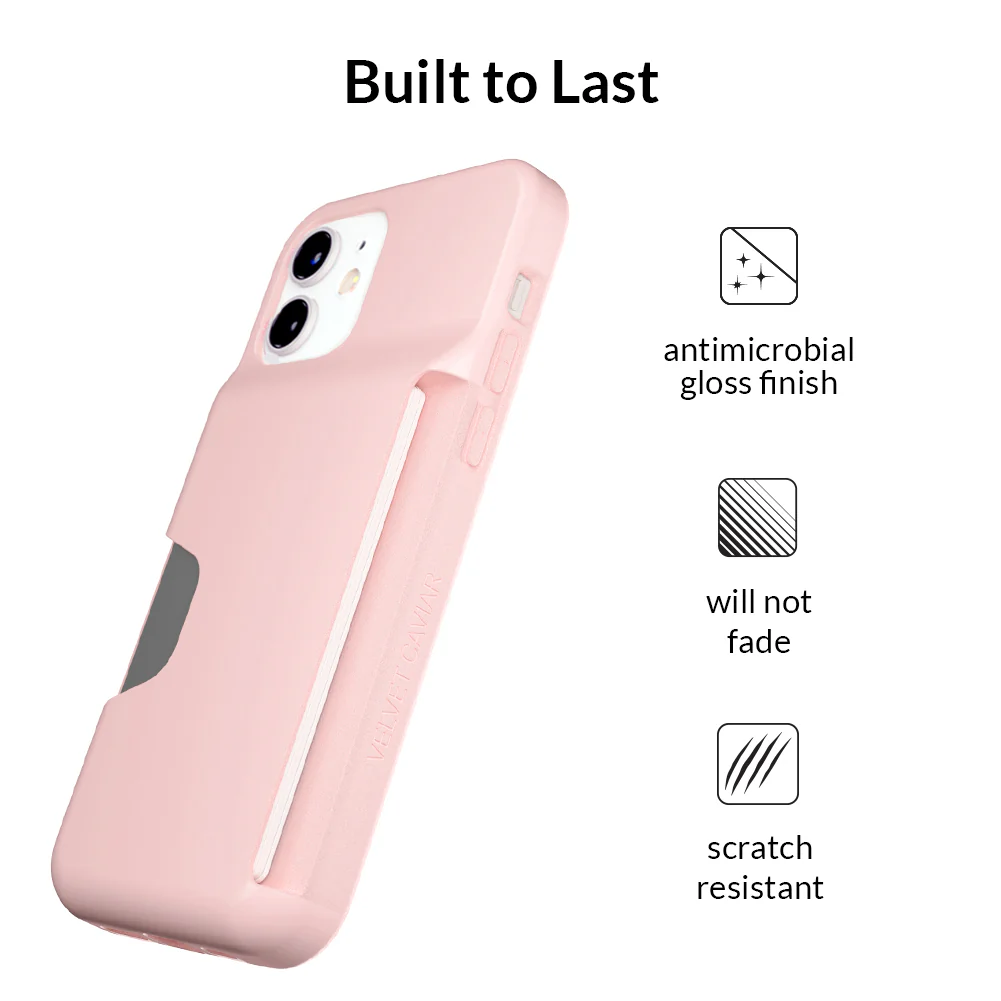 Light Pink iPhone Wallet Case - Image 80