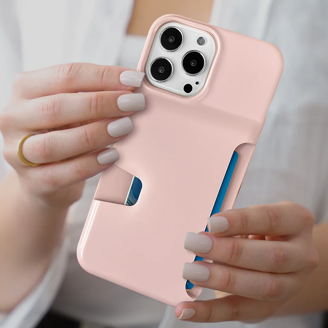 Light Pink iPhone Wallet Case - Image 90