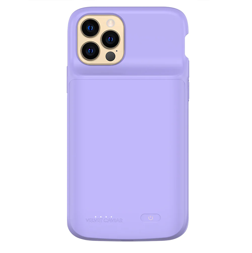 Light Purple iPhone Charging Case - Image 7