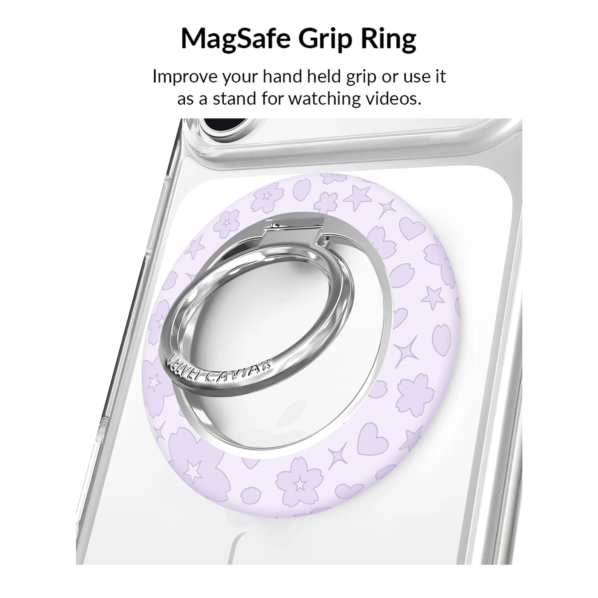 Lavender Cherry Blossom Glitter iPhone Bundle Set - Image 115