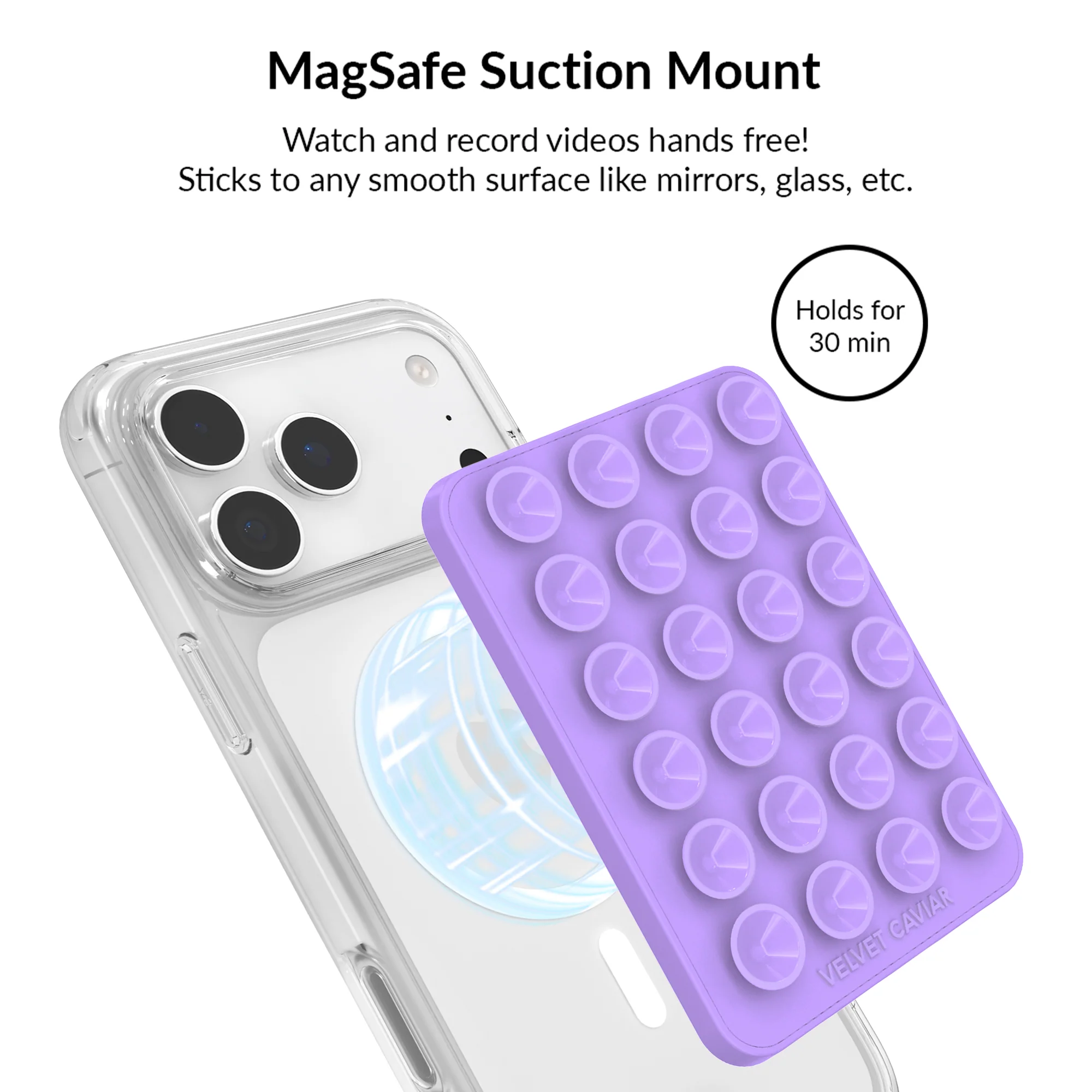Lavender Cherry Blossom Glitter iPhone Bundle Set - Image 20