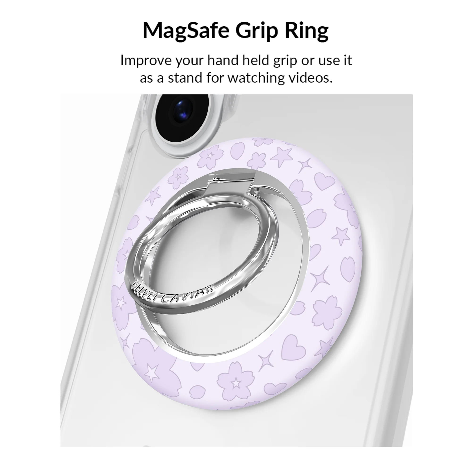 Lavender Cherry Blossom Glitter Samsung Bundle Set - Image 15