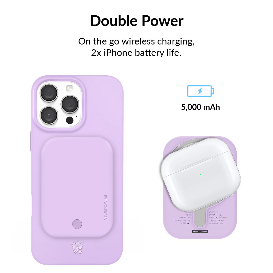 Lilac Gelato MagSafe Battery Power Pack - Image 2