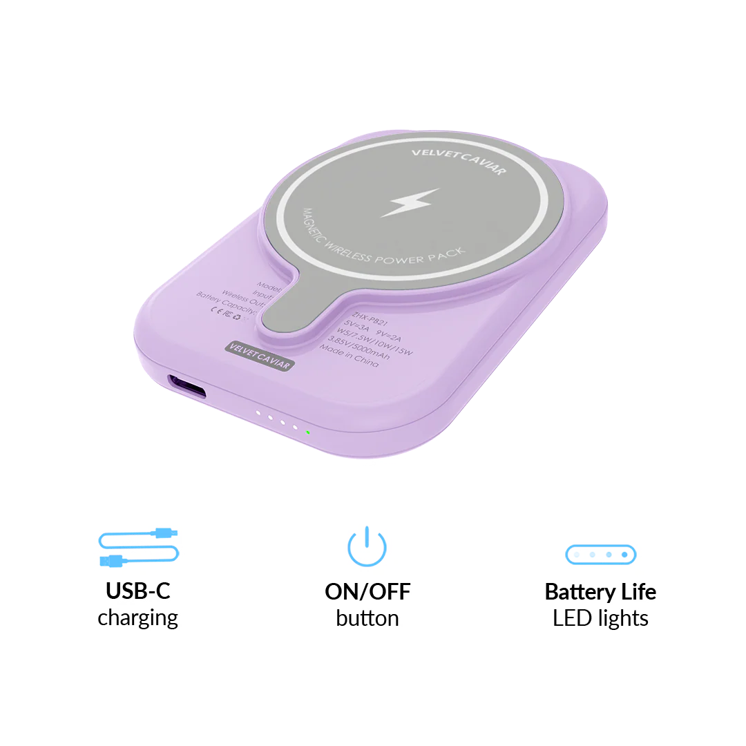 Lilac Gelato MagSafe Battery Power Pack - Image 5