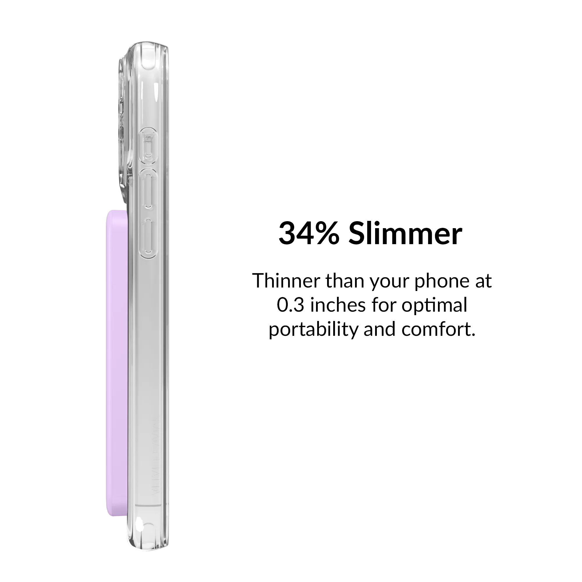 Lilac Gelato Slim MagSafe Battery Power Pack - Image 5