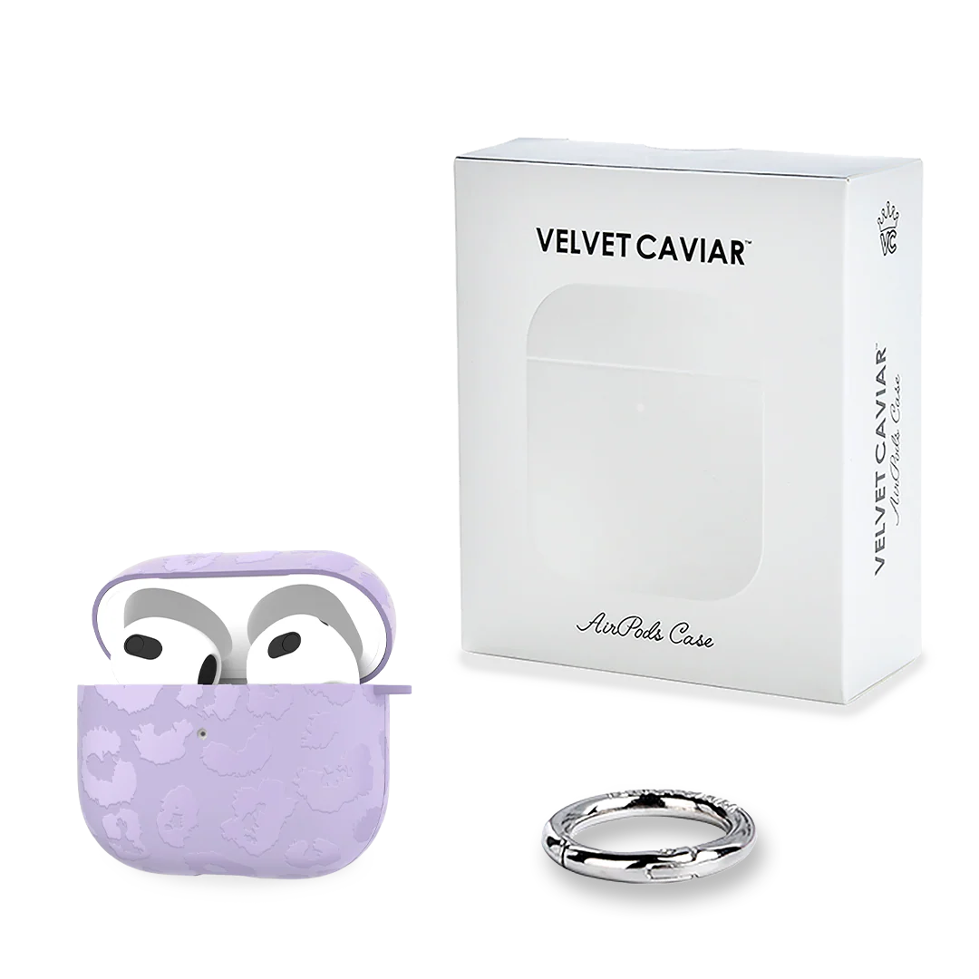 Lilac Leopard AirPod Case - Image 15
