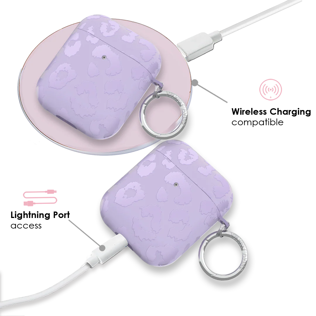 Lilac Leopard AirPod Case - Image 4
