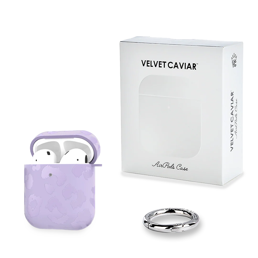 Lilac Leopard AirPod Case - Image 5