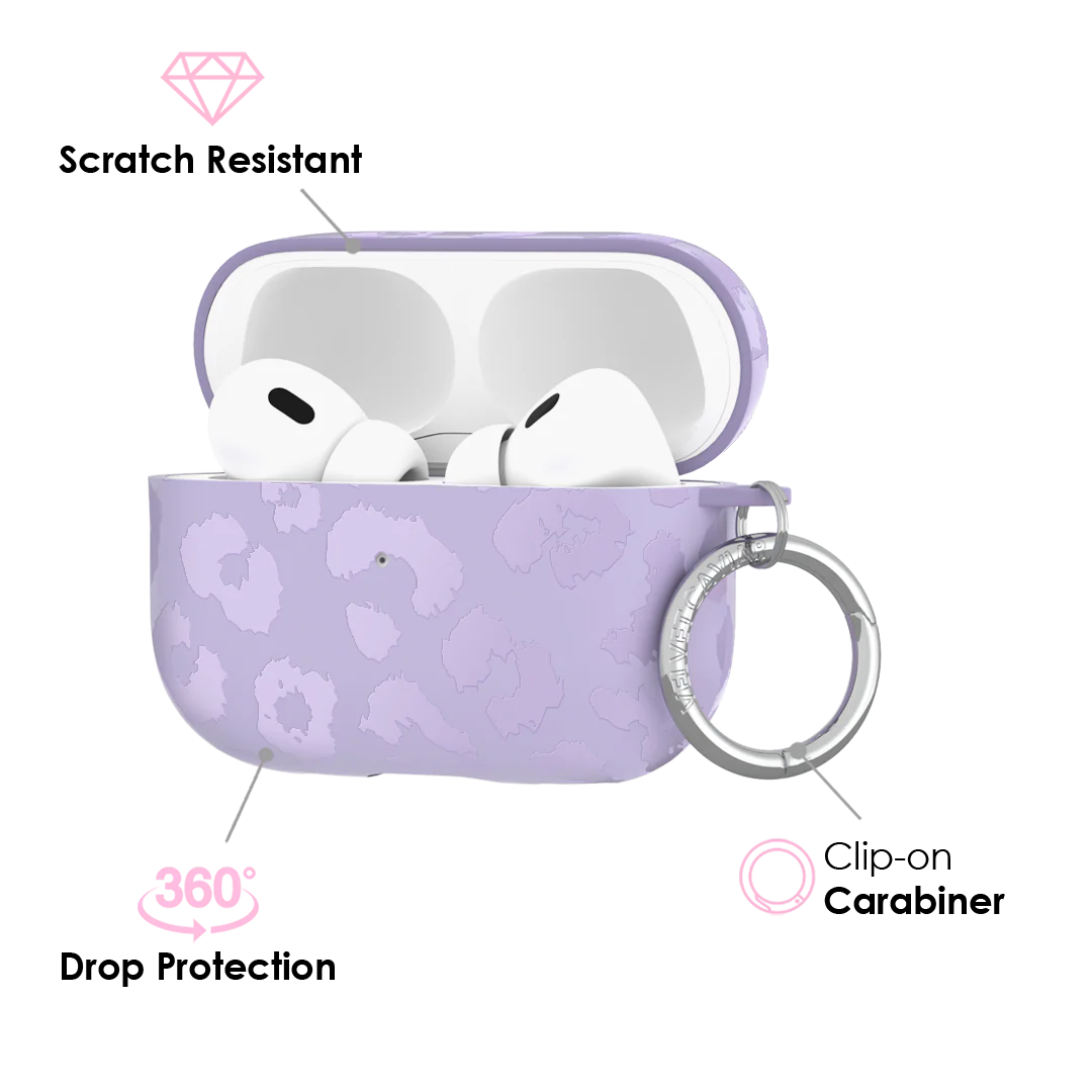 Lilac Leopard AirPod Case - Image 8