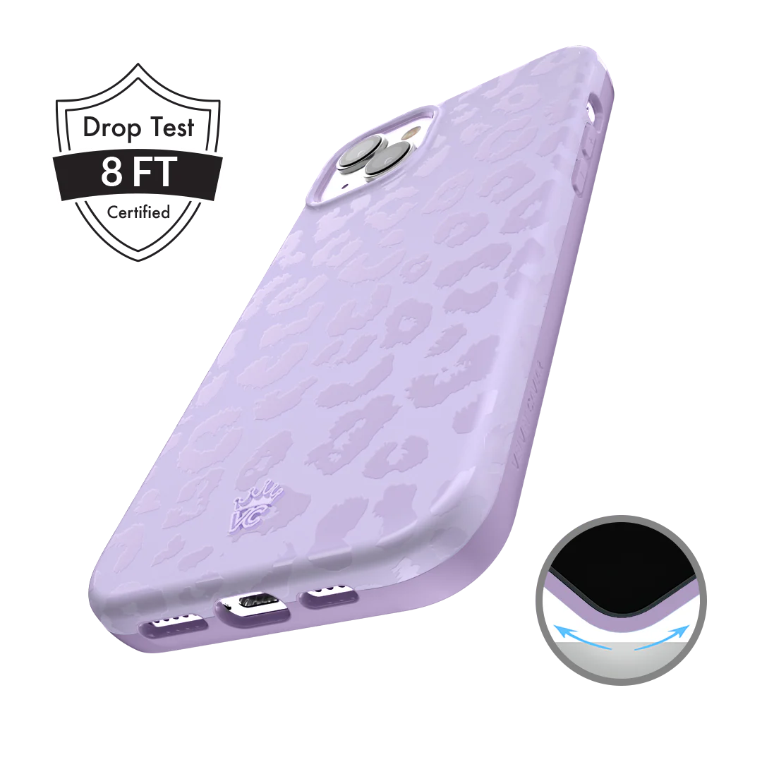 Lilac Leopard iPhone Case - Image 23