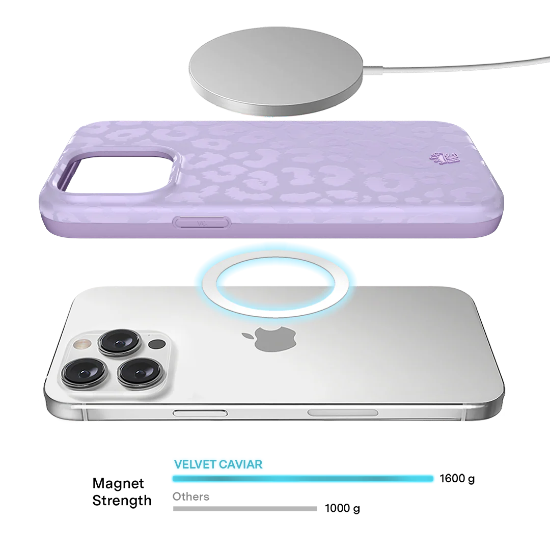 Lilac Leopard iPhone Case - Image 4