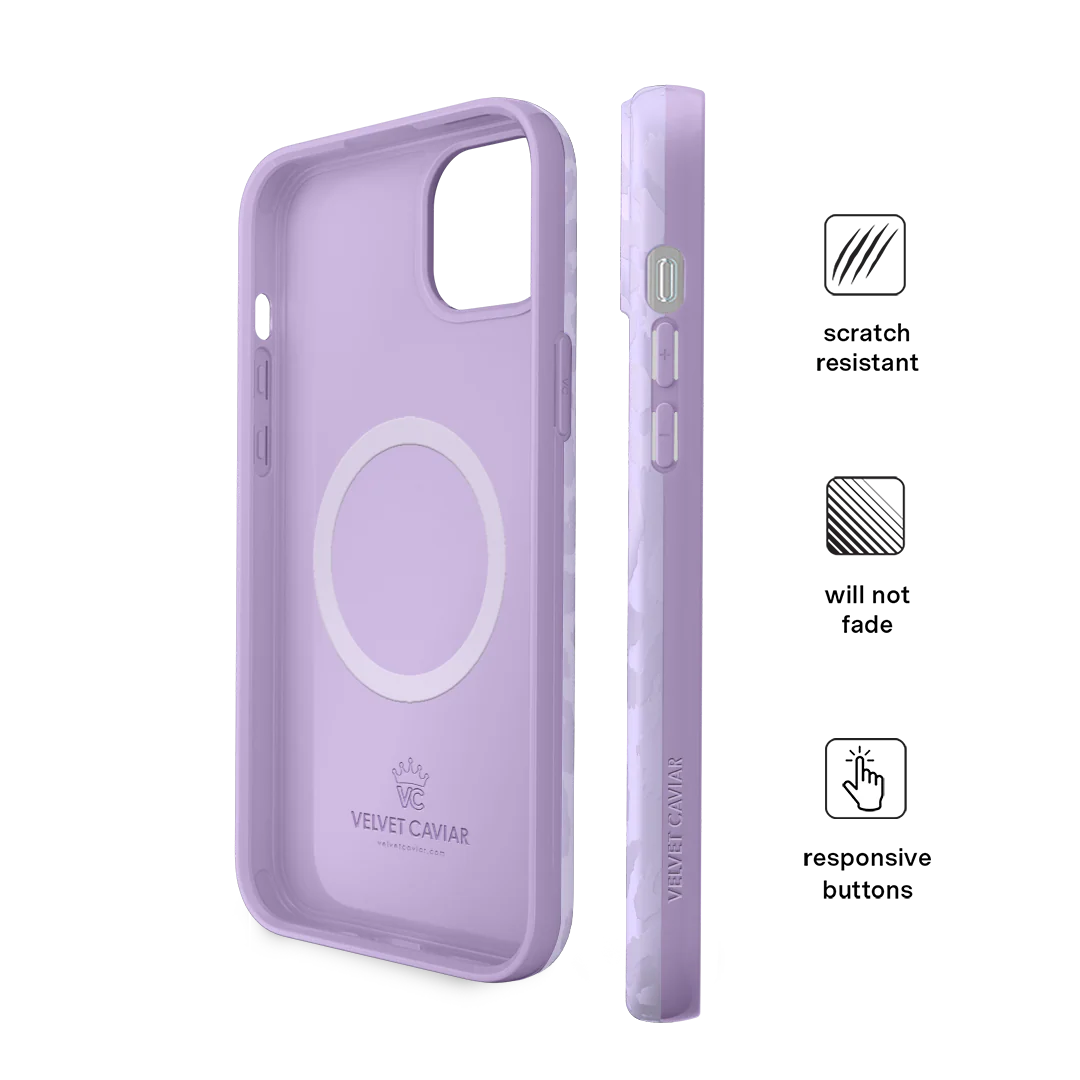 Lilac Leopard iPhone Case - Image 48