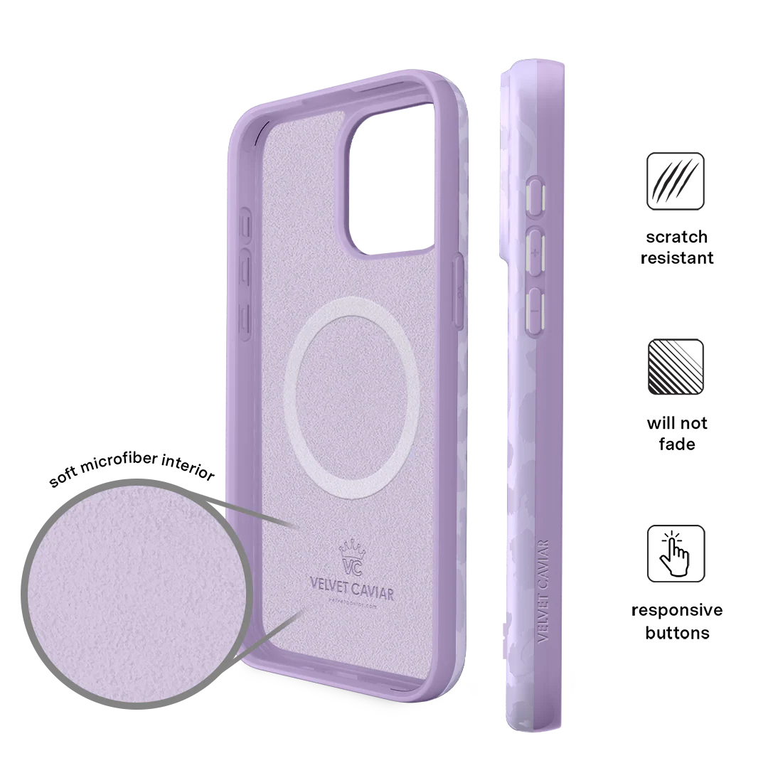 Lilac Leopard iPhone Case - Image 6