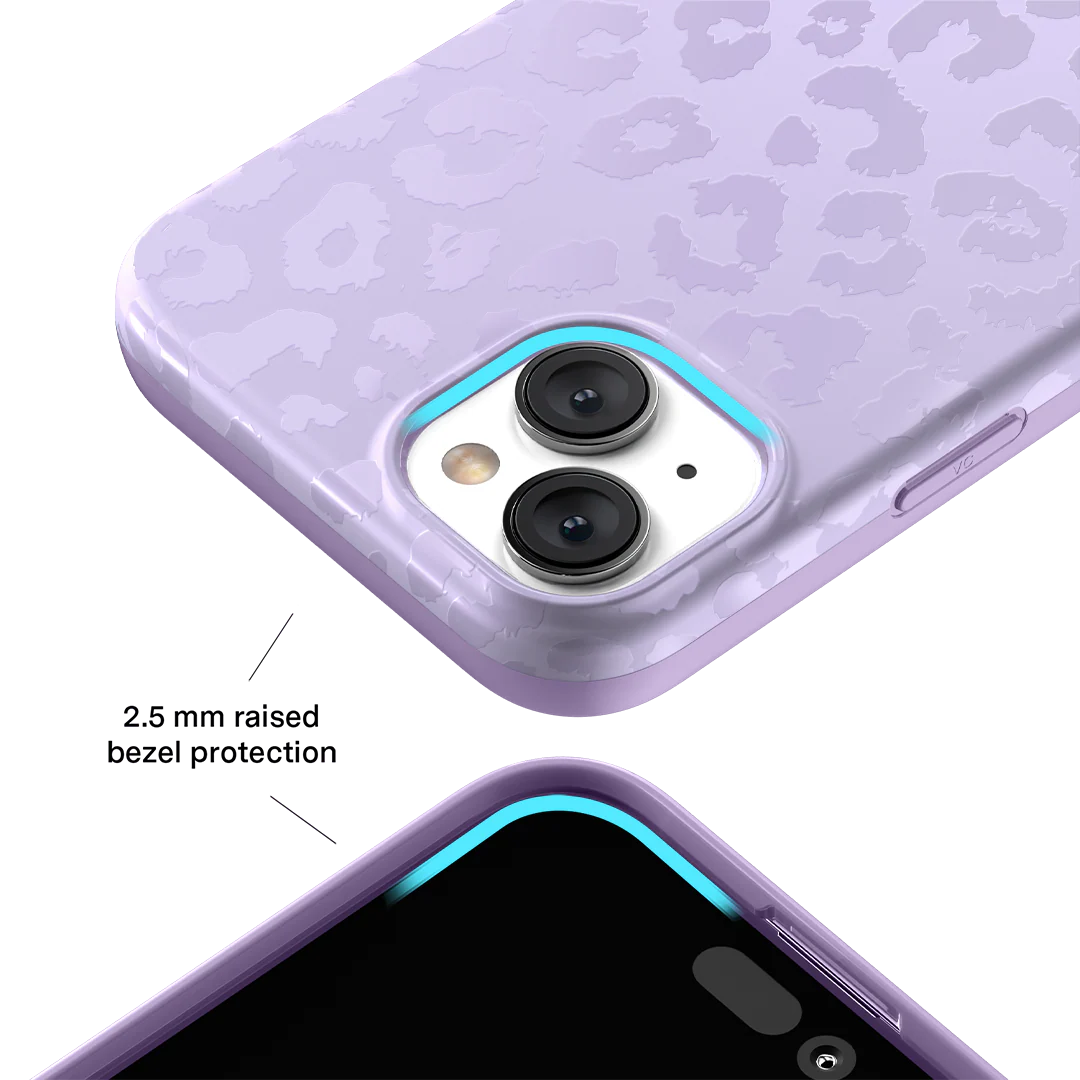 Lilac Leopard iPhone Case - Image 69