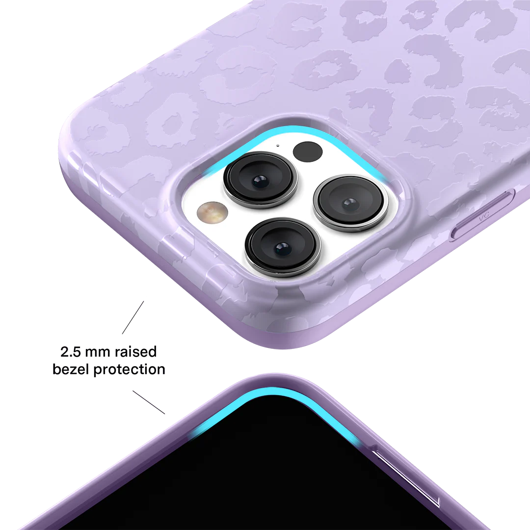 Lilac Leopard iPhone Case - Image 81