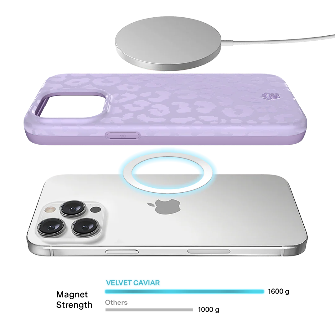 Lilac Leopard iPhone Case - Image 82