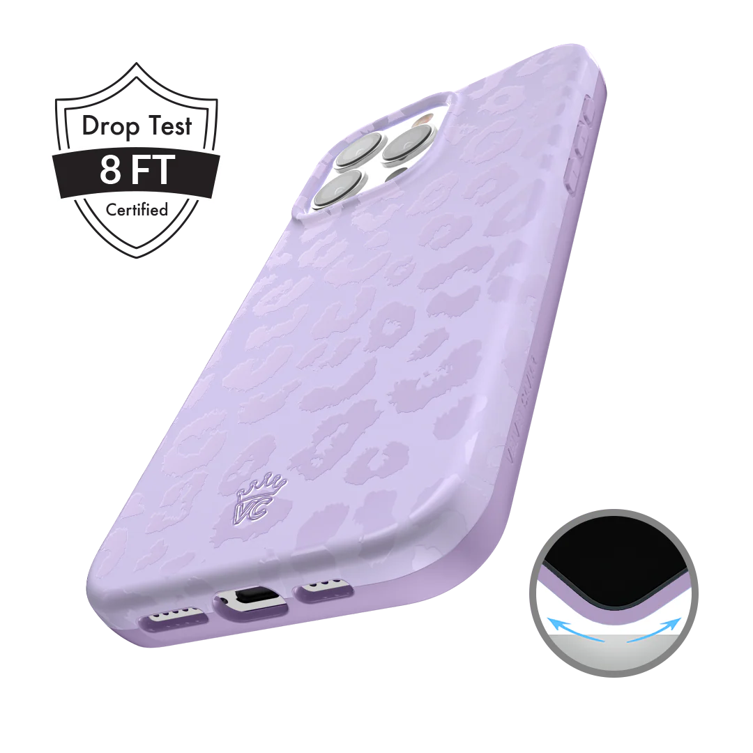 Lilac Leopard iPhone Case - Image 83
