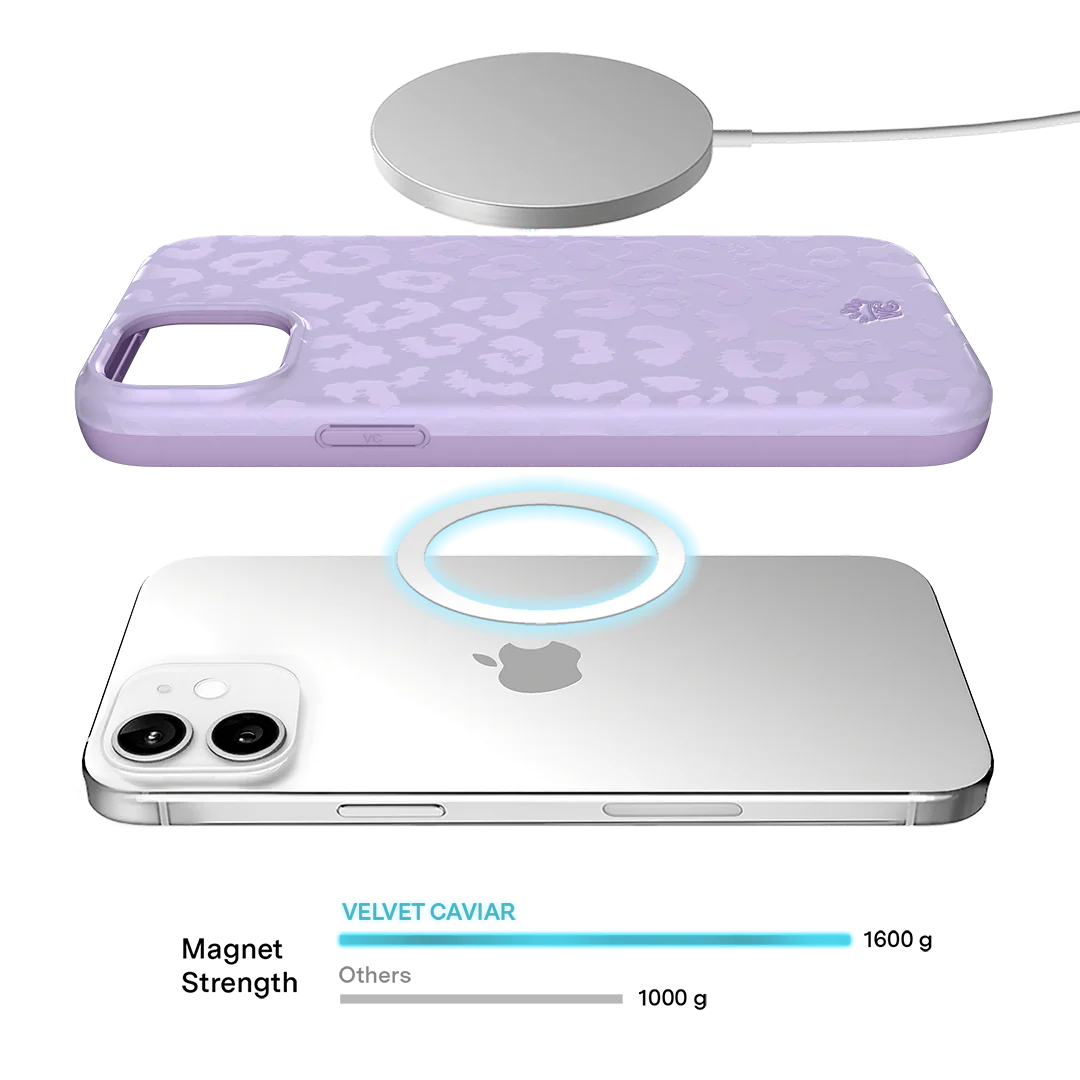 Lilac Leopard iPhone Case - Image 88