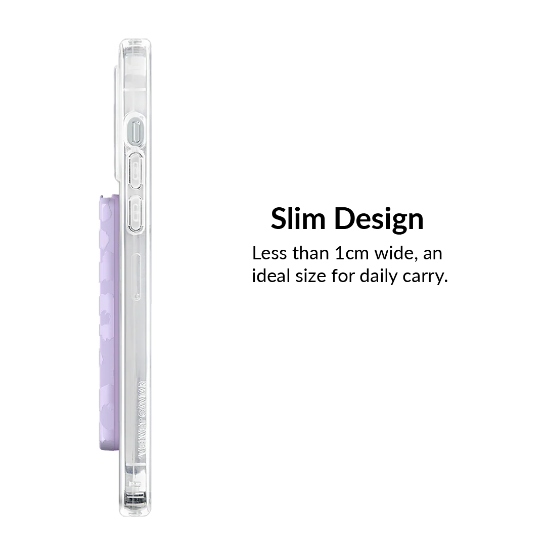 Lilac Leopard MagSafe Wallet - Image 5