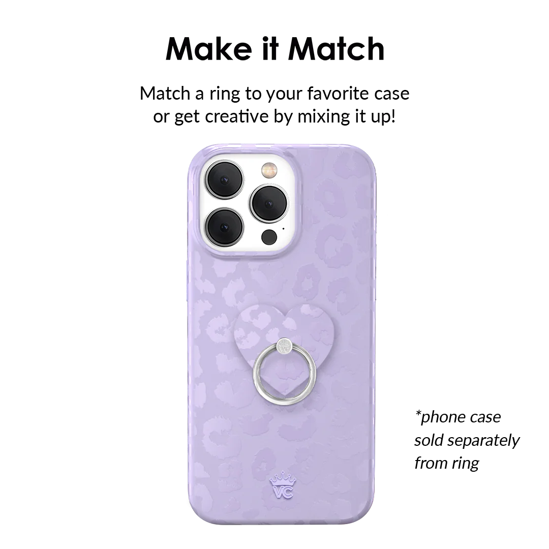 Lilac Leopard Phone Ring - Image 4