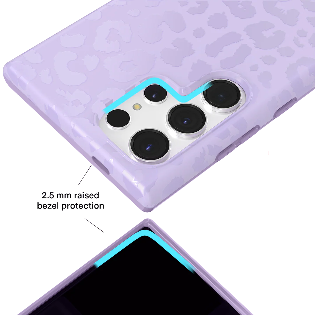 Lilac Leopard Samsung Case - Image 15