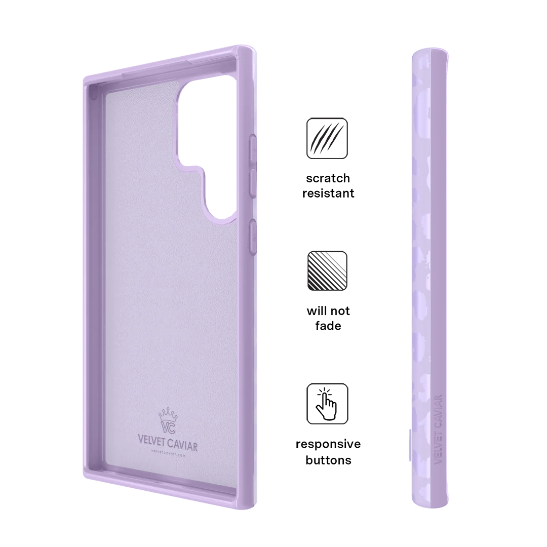 Lilac Leopard Samsung Case - Image 18